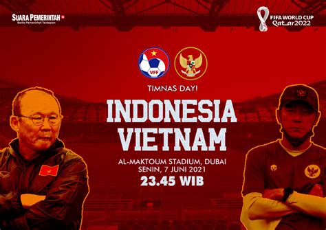 jadwal pertandingan indonesia vs vietnam